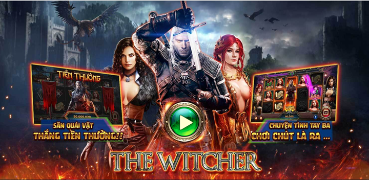 Slot The Witcher – Game nổ hũ hành động, nóng bỏng nhất tại May88